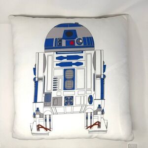 Society6 Star Wars R2D2 Technical Drawing Decorative Throw Pillow Square ~20"